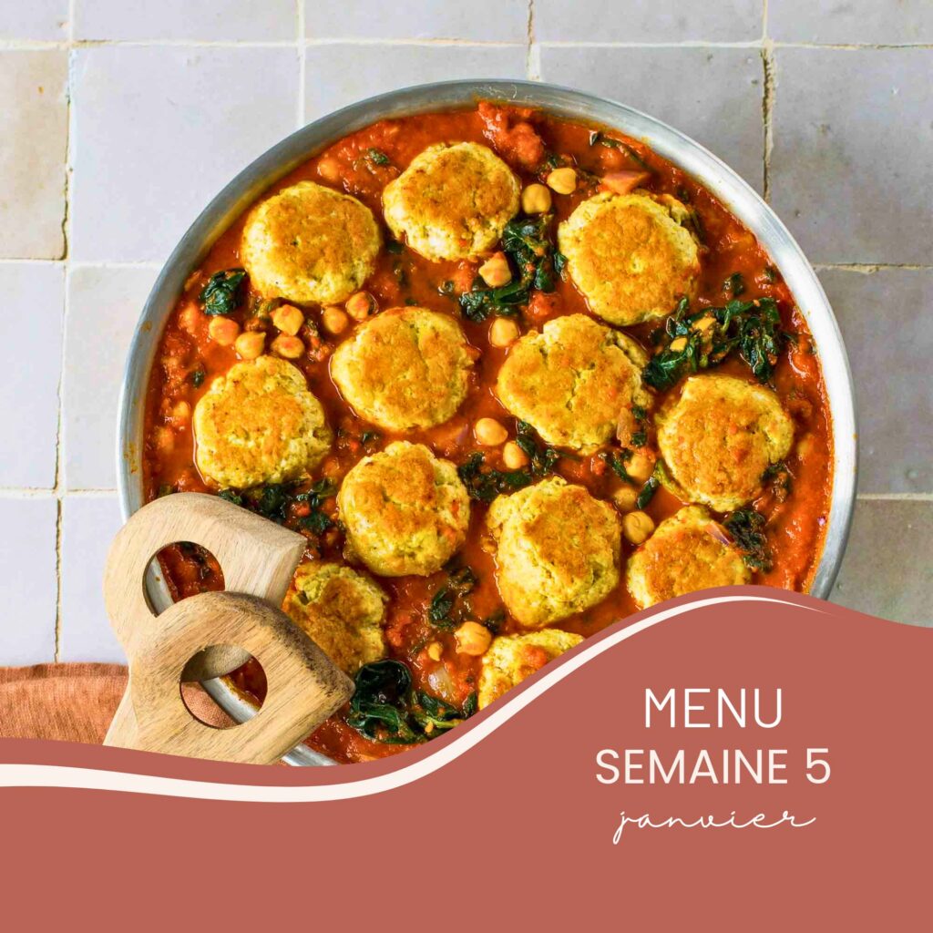 Menu semaine 5 / janvier - la cerise sur le maillot