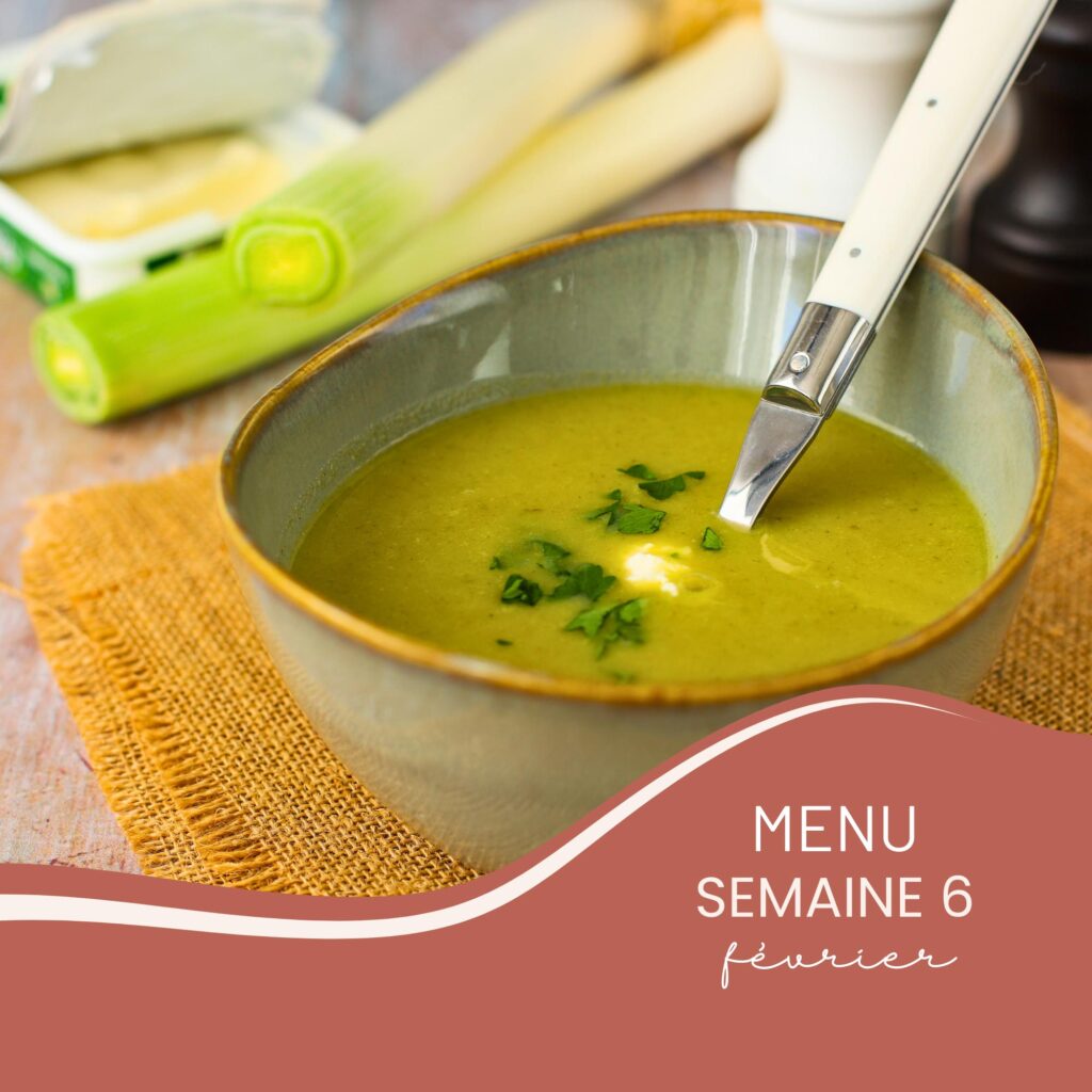 Menu semaine 6 / fevrier - la cerise sur le maillot