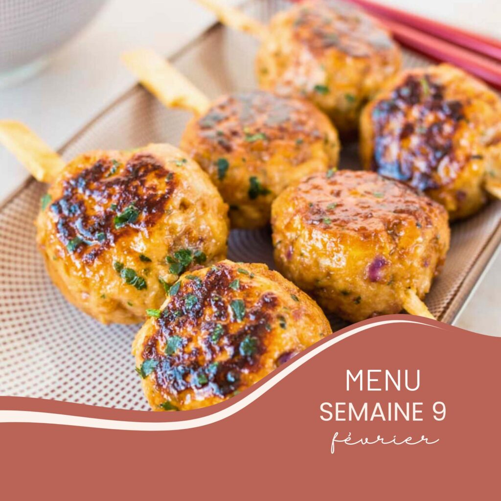 Menu semaine 9 / février - la cerise sur le maillot