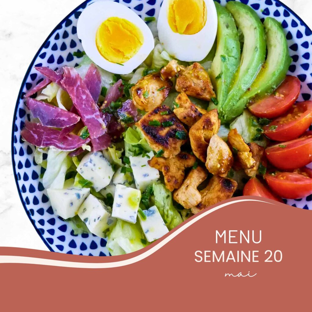 Menu semaine 20 - mai - la cerise sur le maillot