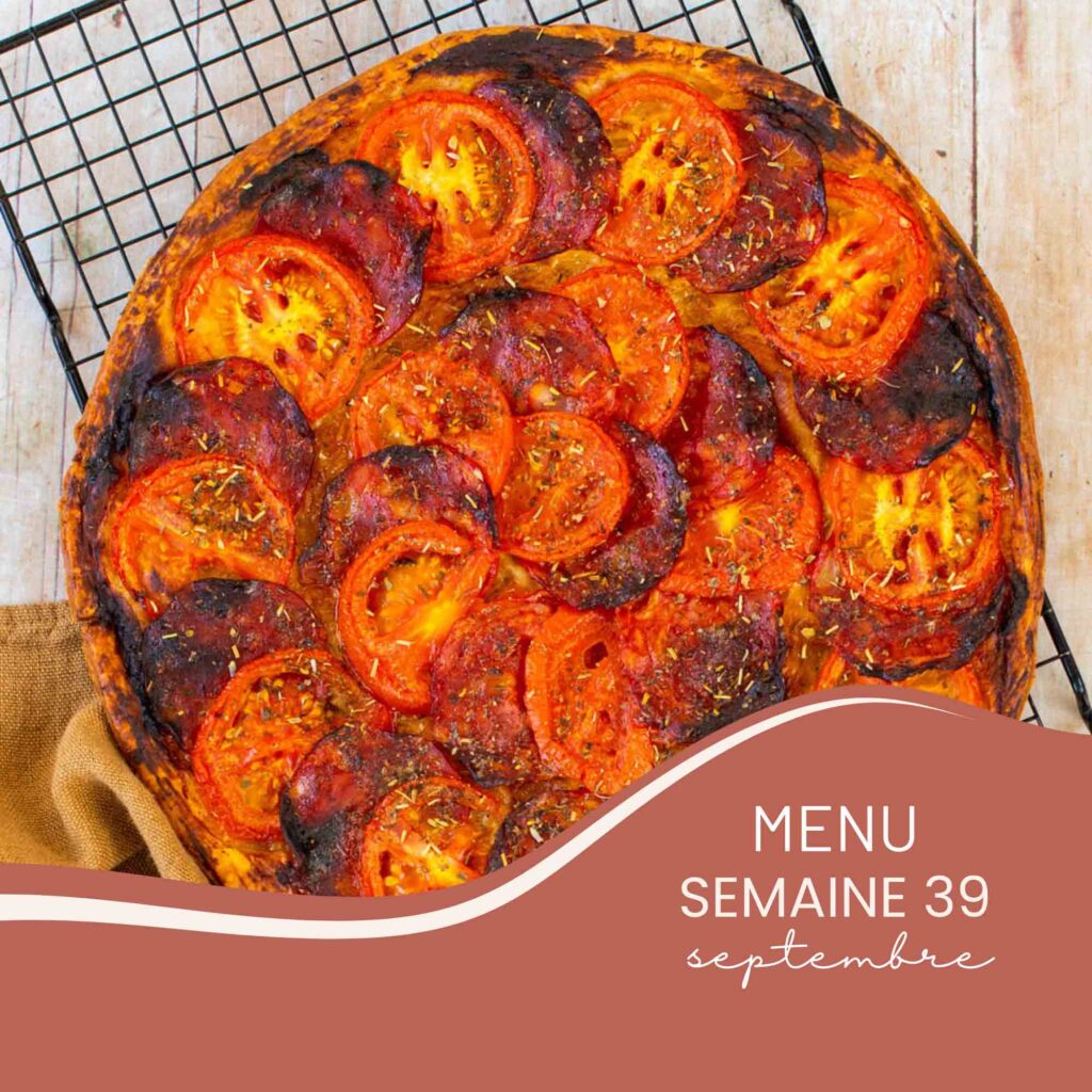 Menu semaine 39 / septembre - la cerise sur le maillot