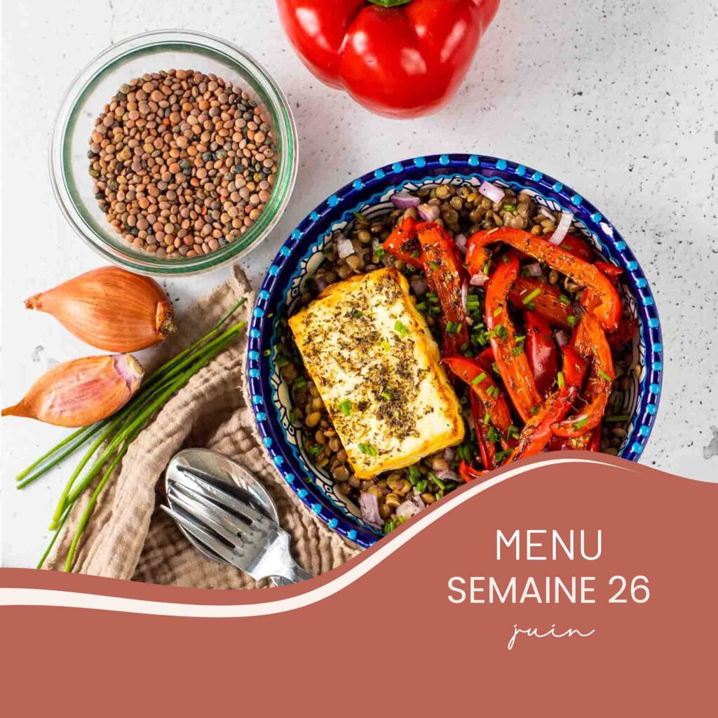 Menu semaine 26 - juin - la cerise sur le maillot